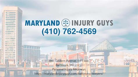 baltimore maryland personal injury cases